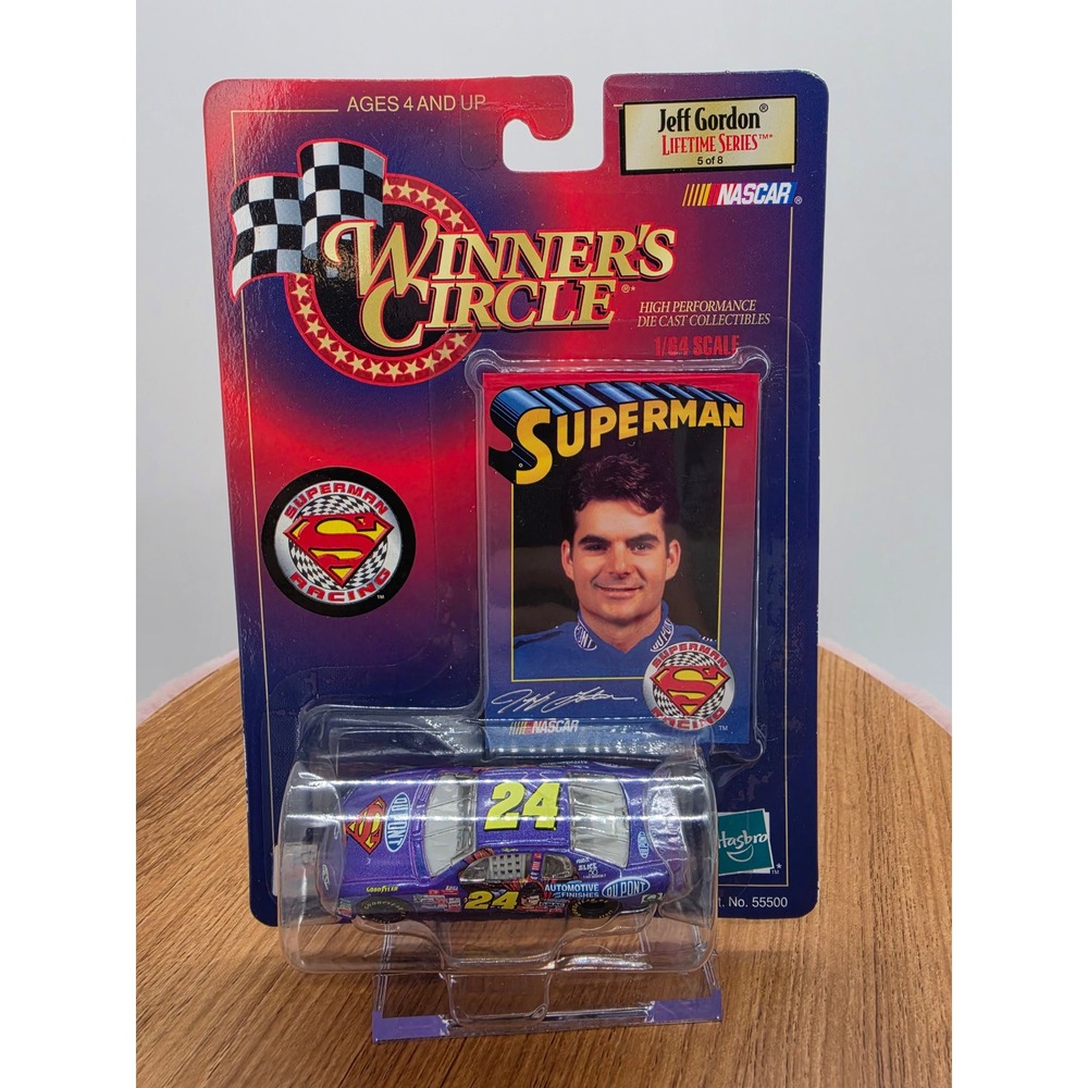Jeff Gordon Winners Circle 1/64 Superman Racing 24 Monte Carlo Lifetime Series 5